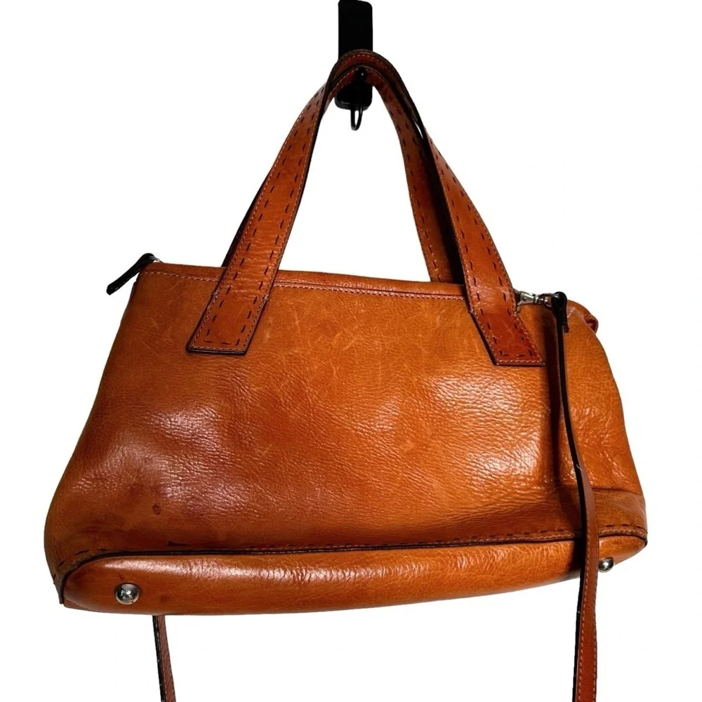 Fossil | Cognac Leather Handbag Satchel
